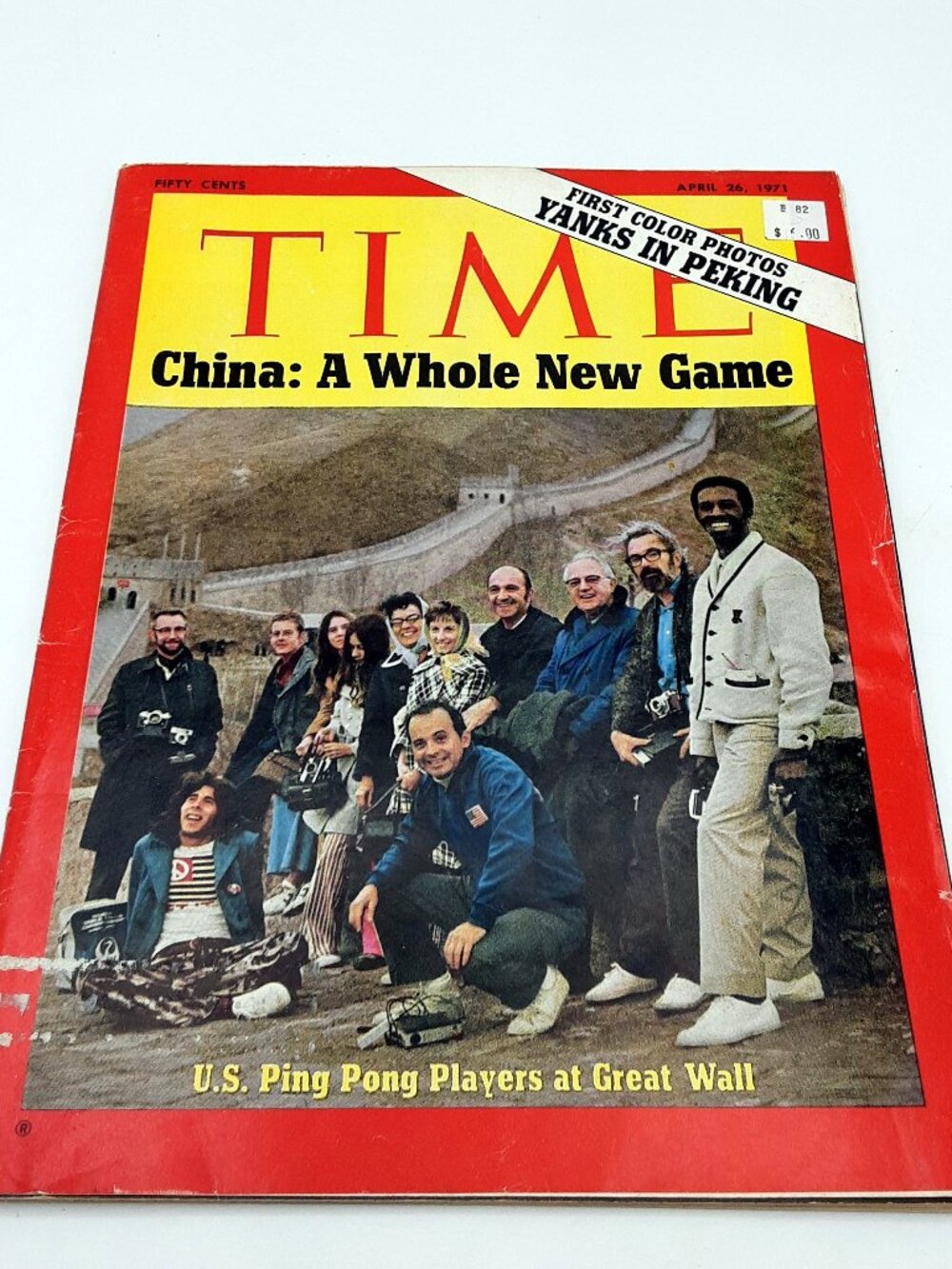 April 26 1971 Time Magazine CHINA First Color Photos Yanks in Peking PING PONG